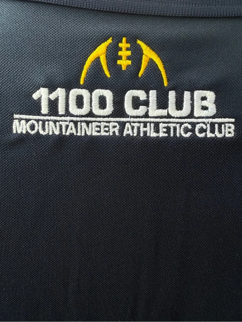 NWT Nike West Virginia Mountaineers Coaches Victory Dri-FIT 1100 Club Polo L WVU